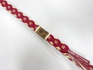未使用品　正絹　手組帯締め